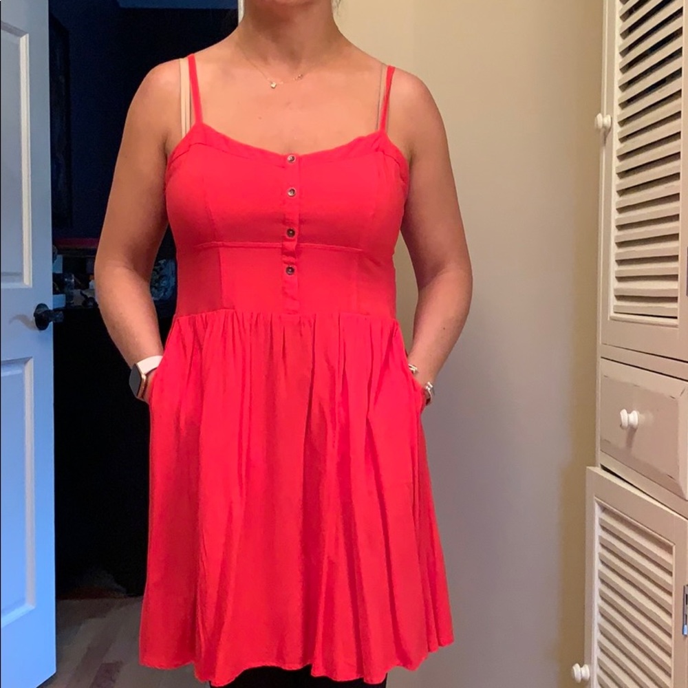 Express size large pink dress